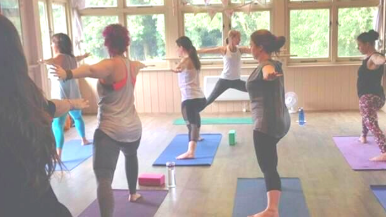 SharonRaynerYoga class photo
